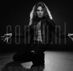 07-05-1978 Van Halen 
David Lee Roth at studio Amsterdam

[keywords]Posed, Eyecontact, Black & White Image[/keywords]